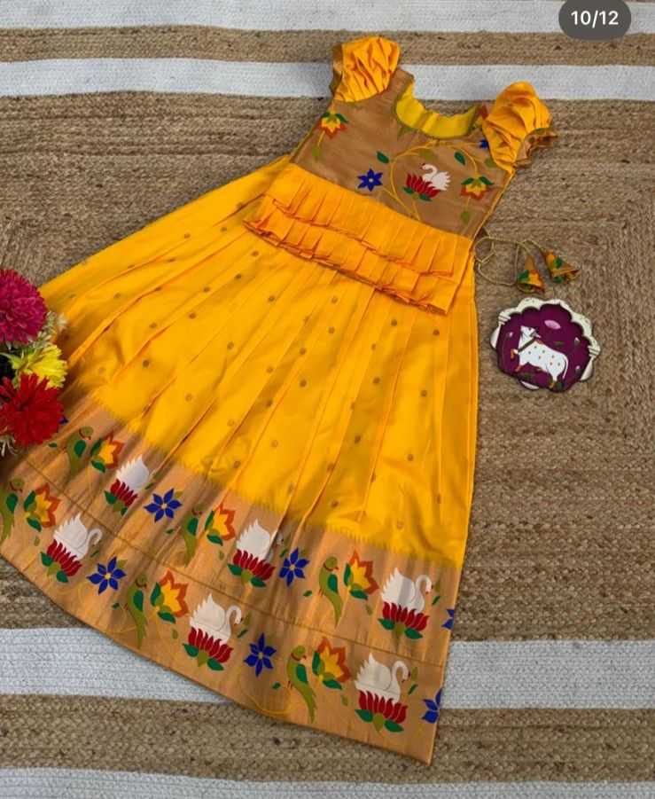 Ynf Silk Cotton RIN235 Flaired Kids Wear Wholesale Kids Lehenga Kids Ethnic Wear Kids Traditional Outfits Manufacturer- Kapda Export