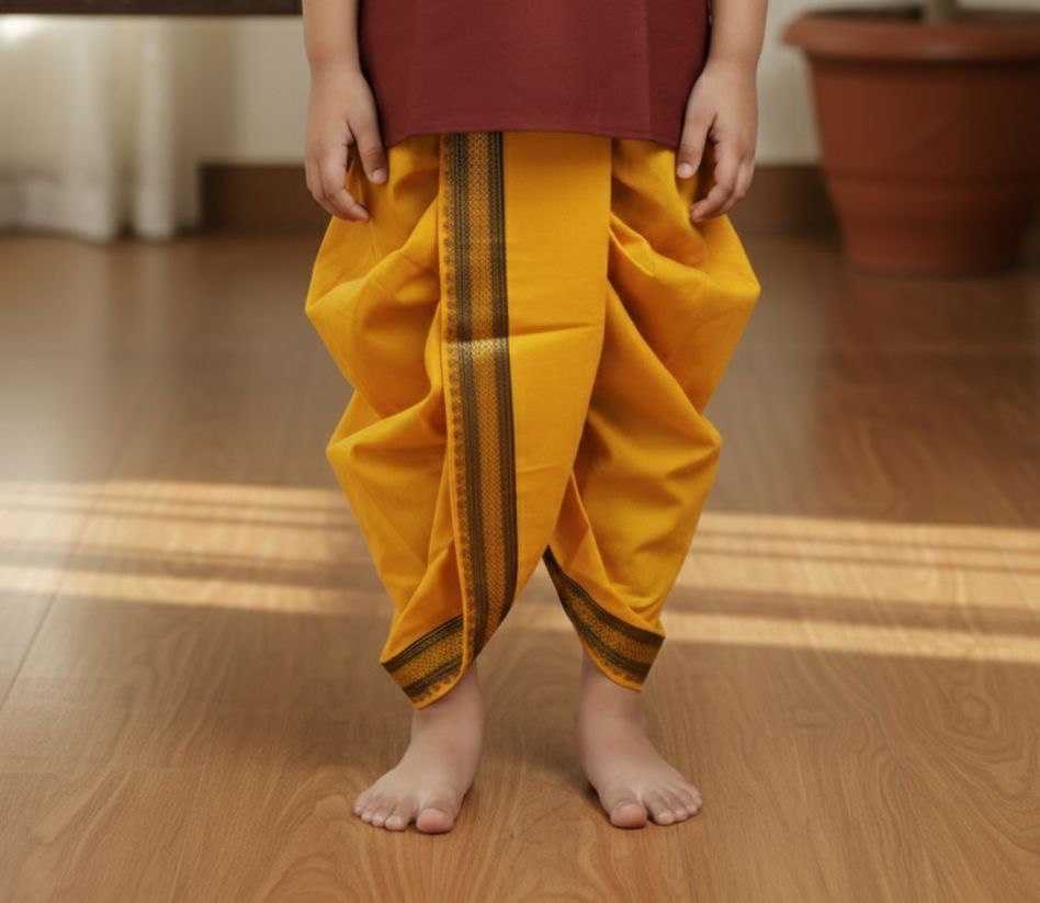 Ynf Silk KESH650 kidos Kids Wear Wholesale Kids Dhoti Kurta Kids Traditional Outfits Boys Ethnic Wear Manufacturer- Kapda Export