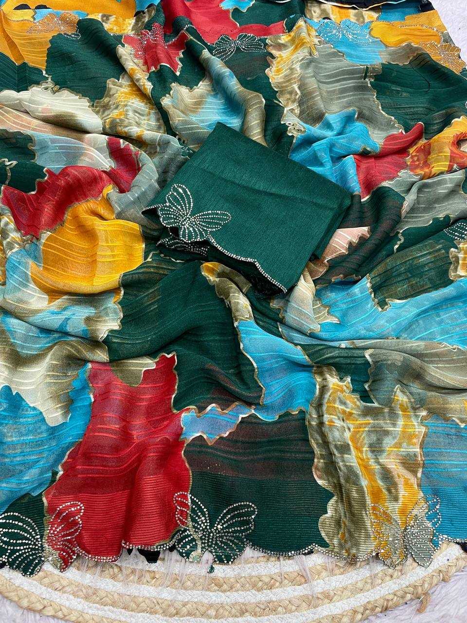 Ynf Silk RIN230 683 Sarees Wholesale Designer Sarees Fancy Sarees Weightless Sarees Manufacturer- Kapda Export