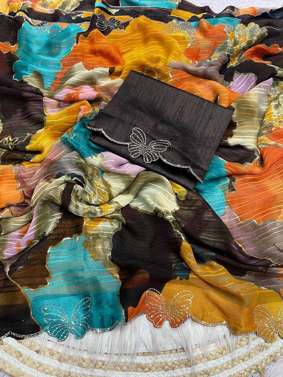 Ynf Silk RIN230 683 Sarees Wholesale Designer Sarees Fancy Sarees Weightless Sarees Manufacturer- Kapda Export