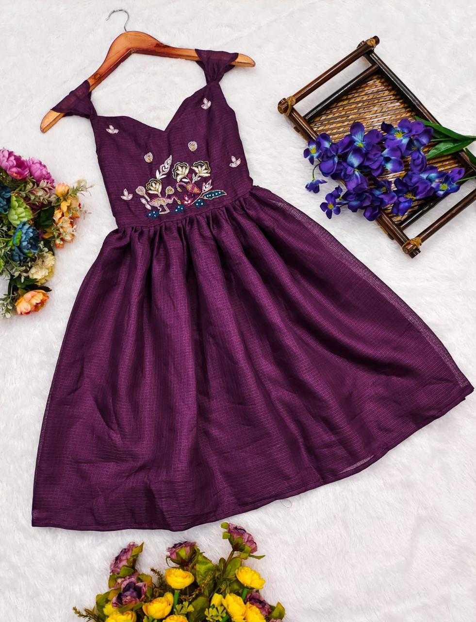 Ynf Soft Dola RIN235 OTIS Kids Wear Wholesale Kids Gown Kids Designer Frock Kids Party Wear Ethnic Manufacturer- Kapda Export