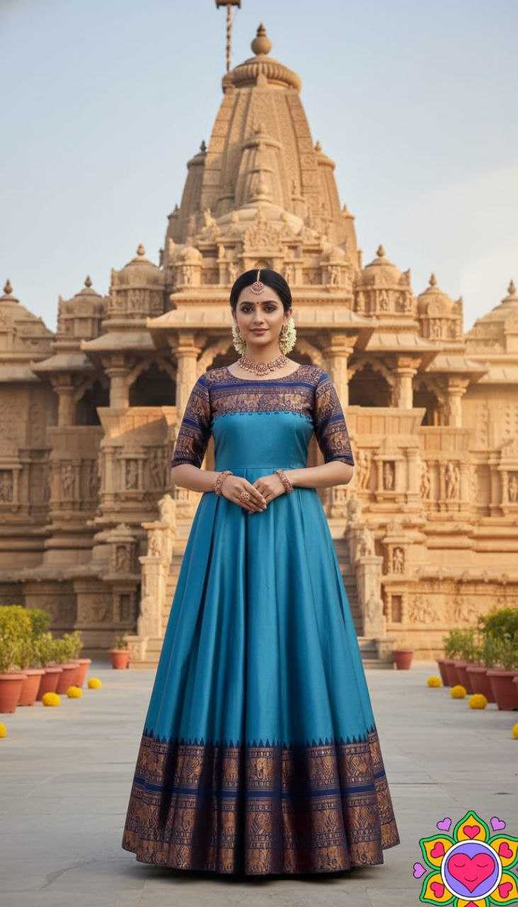 Ynf Soft Silk KESH550 321 Gowns Wholesale Party Gowns Long Gowns Designer Gowns Manufacturer- Kapda Export