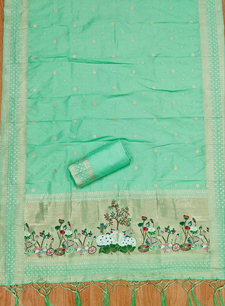 Ynf Soft Silk KESH714 006 Suits & Dresses Wholesale Unstitched Suits Party wear suits Ethnic Dresses Manufacturer- Kapda Export