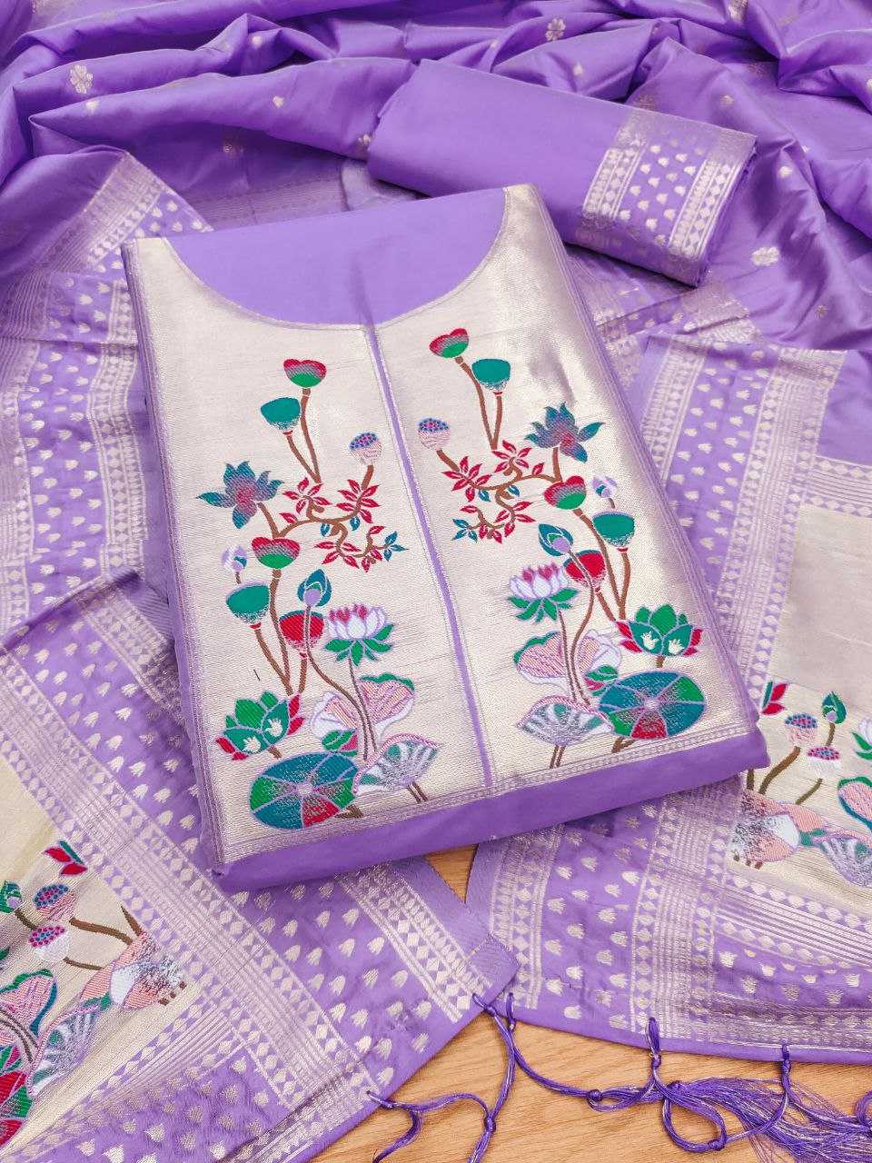 Ynf Soft Silk KESH714 006 Suits & Dresses Wholesale Unstitched Suits Party wear suits Ethnic Dresses Manufacturer- Kapda Export