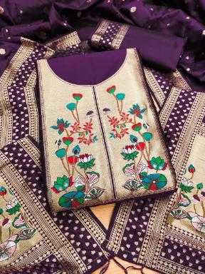 Ynf Soft Silk KESH714 007 Suits & Dresses Wholesale Unstitched Suits Wedding Suits Designer Suits Manufacturer- Kapda Export