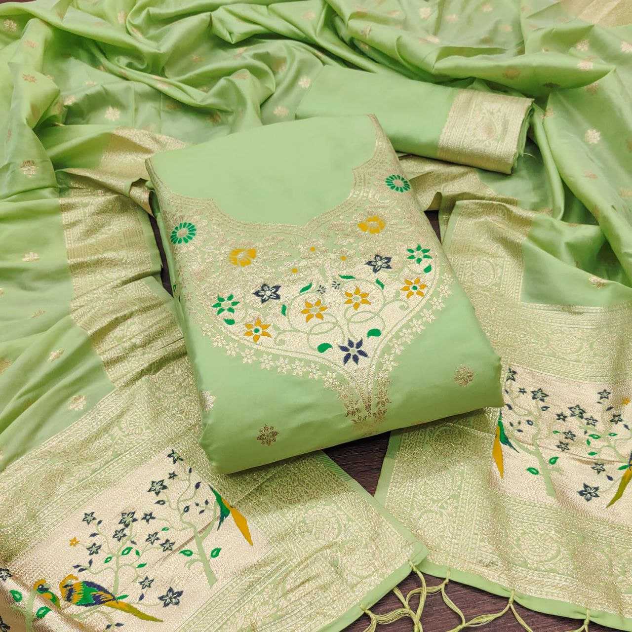 Ynf Soft Silk KESH714 SOFIA Suits & Dresses Wholesale Unstitched Suits Ladies Silk Suit Designer Suits Manufacturer- Kapda Export