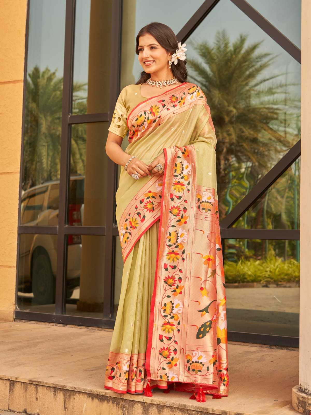 Ynf Soft Tissue KESH692 GAYATRI Sarees Festive Collections Wholesale Organza Sarees Zari Sarees Sarees With Blouse Manufacturer- Kapda Export