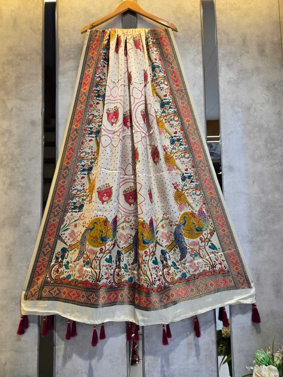 Ynf Tissue Silk KESH580 modal silk Duppatas Wholesale Gajji Modal Dupattas Printed Duppata Net Duppata Manufacturer- Kapda Export