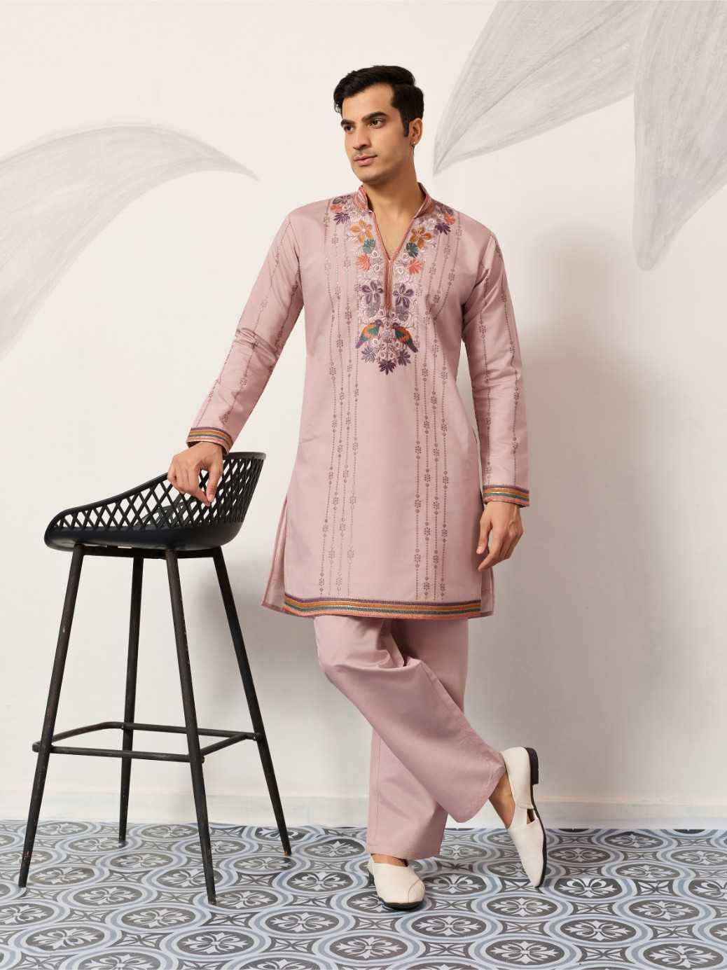 Ynf Viscose RIN202 SHUBHVASTRA VIRAASAT 61631 Mens Wear Wholesale Mens Kurta Pyjama Silk Kurta Men Wedding kurta Manufacturer- Kapda Export