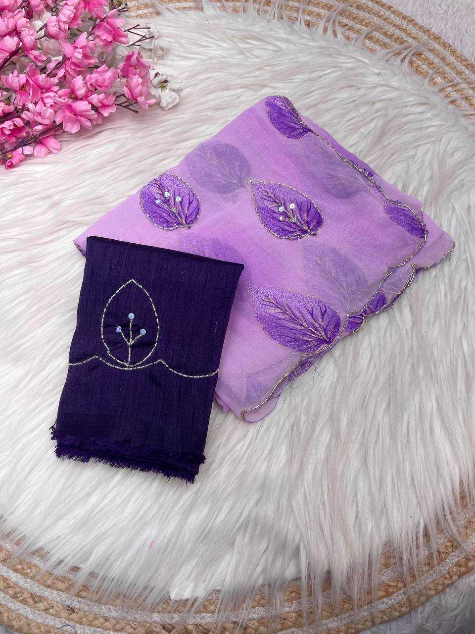 Ynf WEIGHTLESS RIN230 549 Sarees Wholesale Indian Sarees Hand Work Sarees Weightless Sarees Manufacturer- Kapda Export