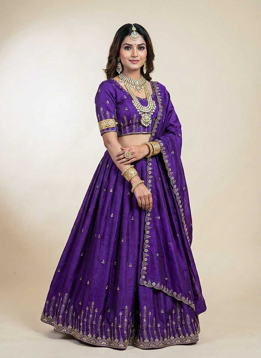 Ynf Chinon Silk KESH723 ANCHAL Lehengas Festive Collections Wholesale Designer Lehenga Traditional Lehenga Pongal Collections Manufacturer- Kapda Export
