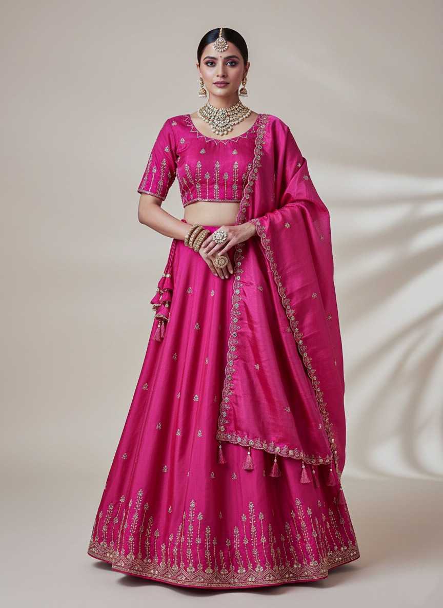 Ynf Chinon Silk KESH723 ANCHAL Lehengas Festive Collections Wholesale Silk Lehenga Lehenga With Dupatta Navratri Chaniya Choli Manufacturer- Kapda Export