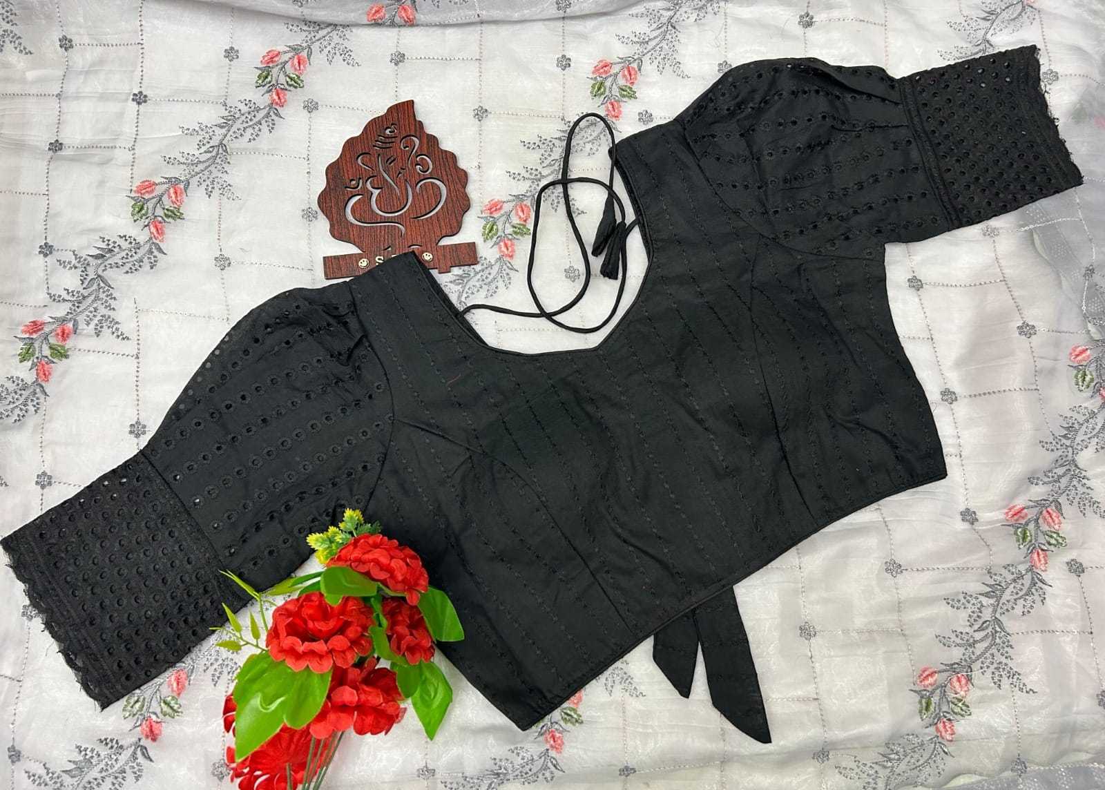 Ynf Cotton KESH356 hakuba Readymade Blouses Wholesale V-Neck Blouses Designer Blouse Cotton Blouse Manufacturer- Kapda Export