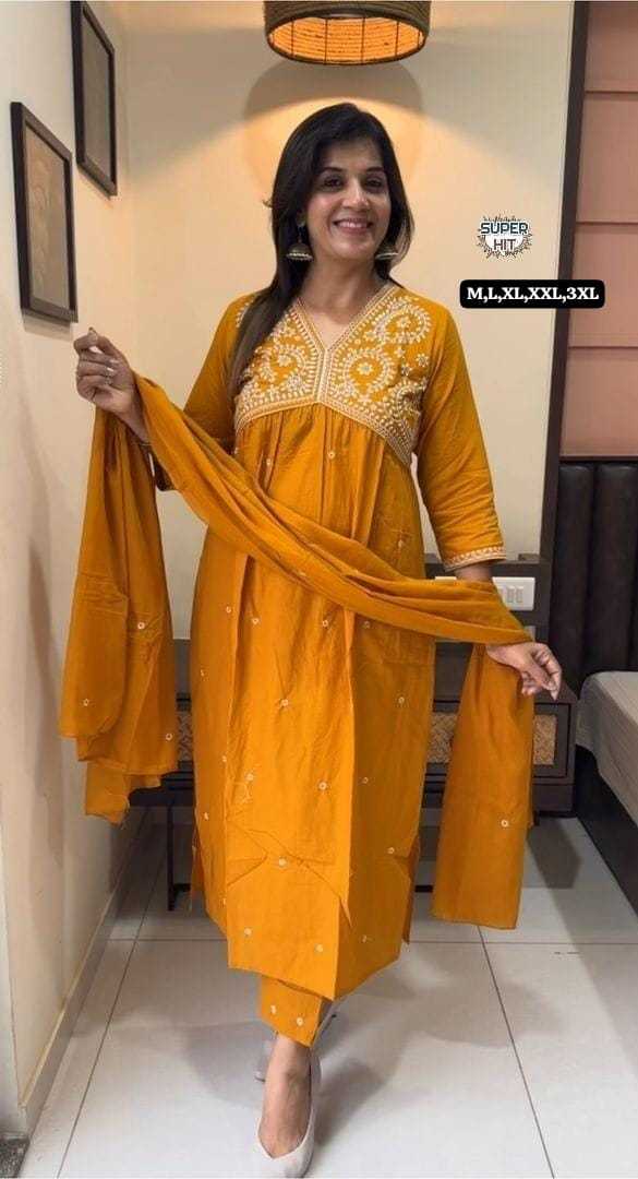 Ynf Cotton KESH536 101 Suits & Dresses Festive Collections Wholesale Cotton Suits Anarkali Suits Party wear suits Manufacturer- Kapda Export