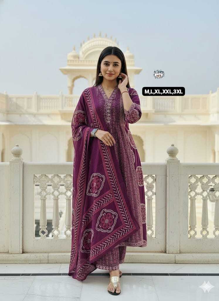 Ynf Cotton KESH536 103 Suits & Dresses Festive Collections Wholesale Cotton Suits Anarkali Suits Party wear suits Manufacturer- Kapda Export