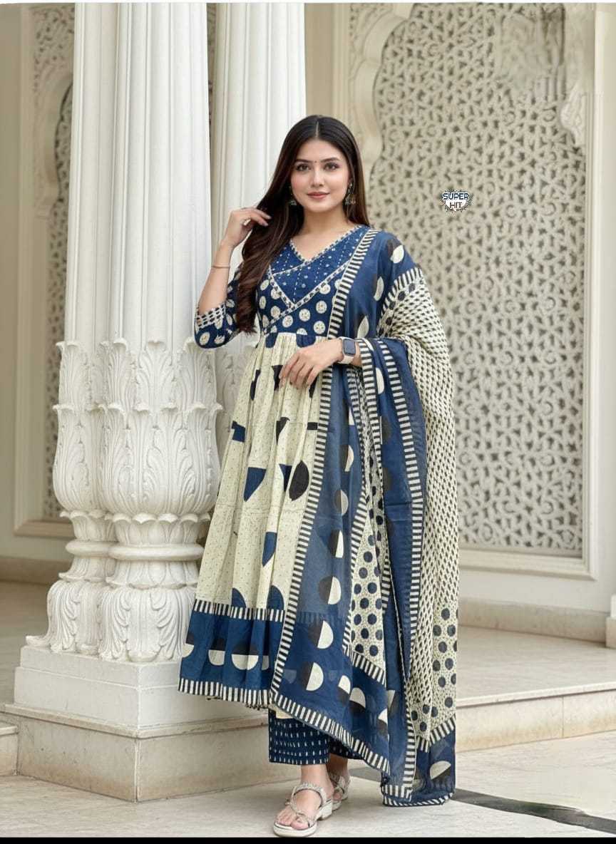 Ynf Cotton KESH536 104 Suits & Dresses Festive Collections Wholesale Party Wear Dresses Cotton Dresses Anarkali Dresses Manufacturer- Kapda Export