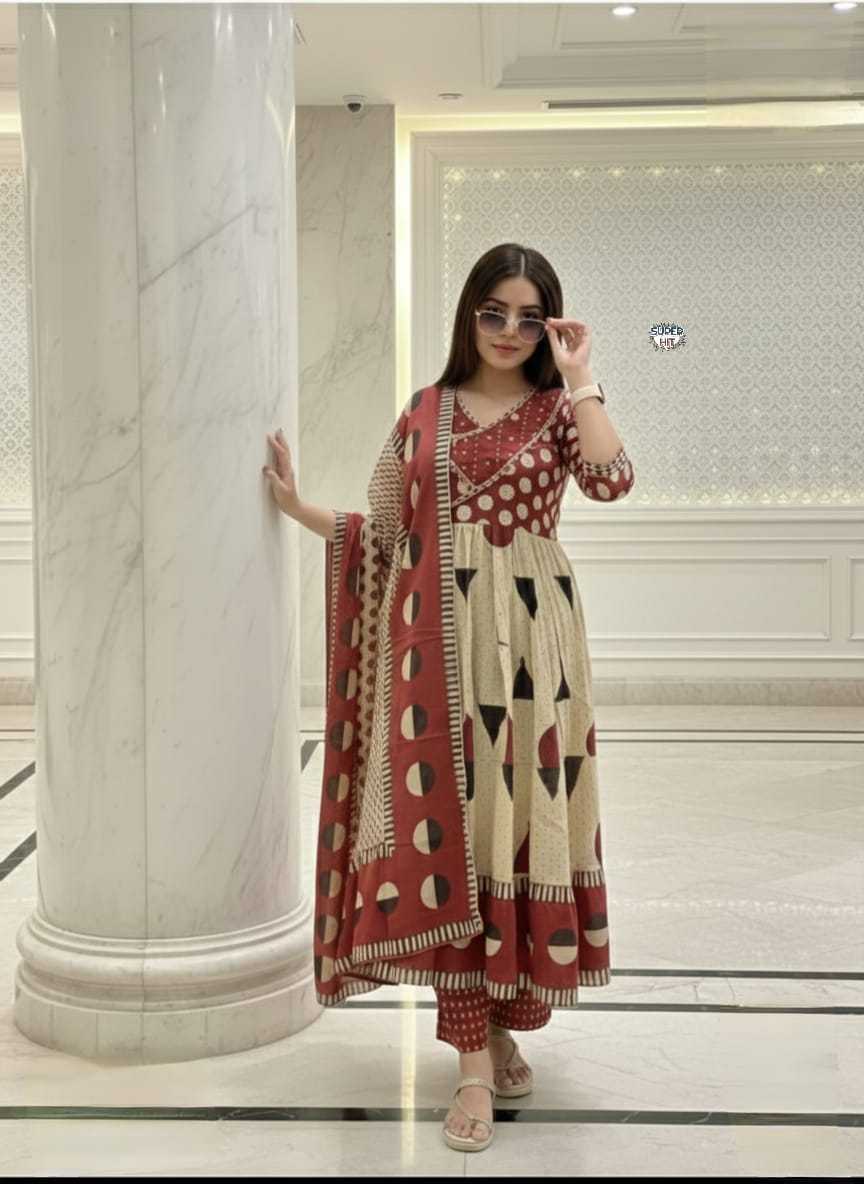 Ynf Cotton KESH536 104 Suits & Dresses Festive Collections Wholesale Party Wear Dresses Cotton Dresses Anarkali Dresses Manufacturer- Kapda Export