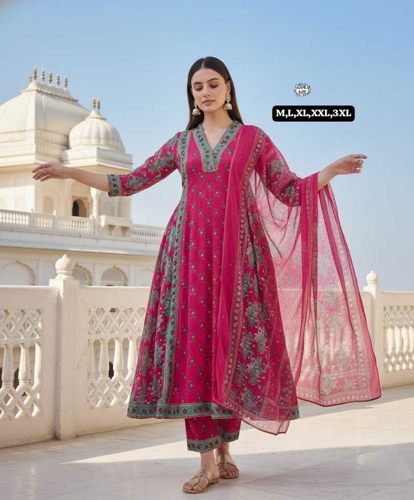 Ynf Cotton KESH536 NIKITIA Kurti Wholesale Festive Kurtis Anarkali Kurtis Embroidered Kurtis Manufacturer- Kapda Export