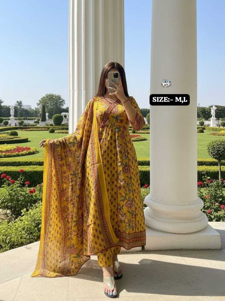 Ynf Cotton KESH536 PARUL Kurti Wholesale Festive Kurtis Anarkali Kurtis Embroidered Kurtis Manufacturer- Kapda Export