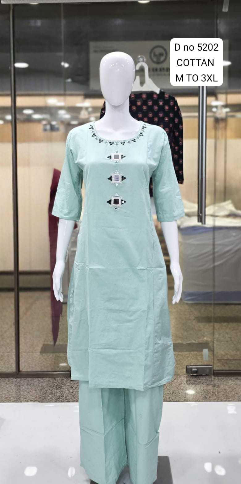 Ynf Cotton KESH623 5202 Kurti Wholesale Fancy Kurti Kurti With Palazzo Kurtis With Pockets Manufacturer- Kapda Export