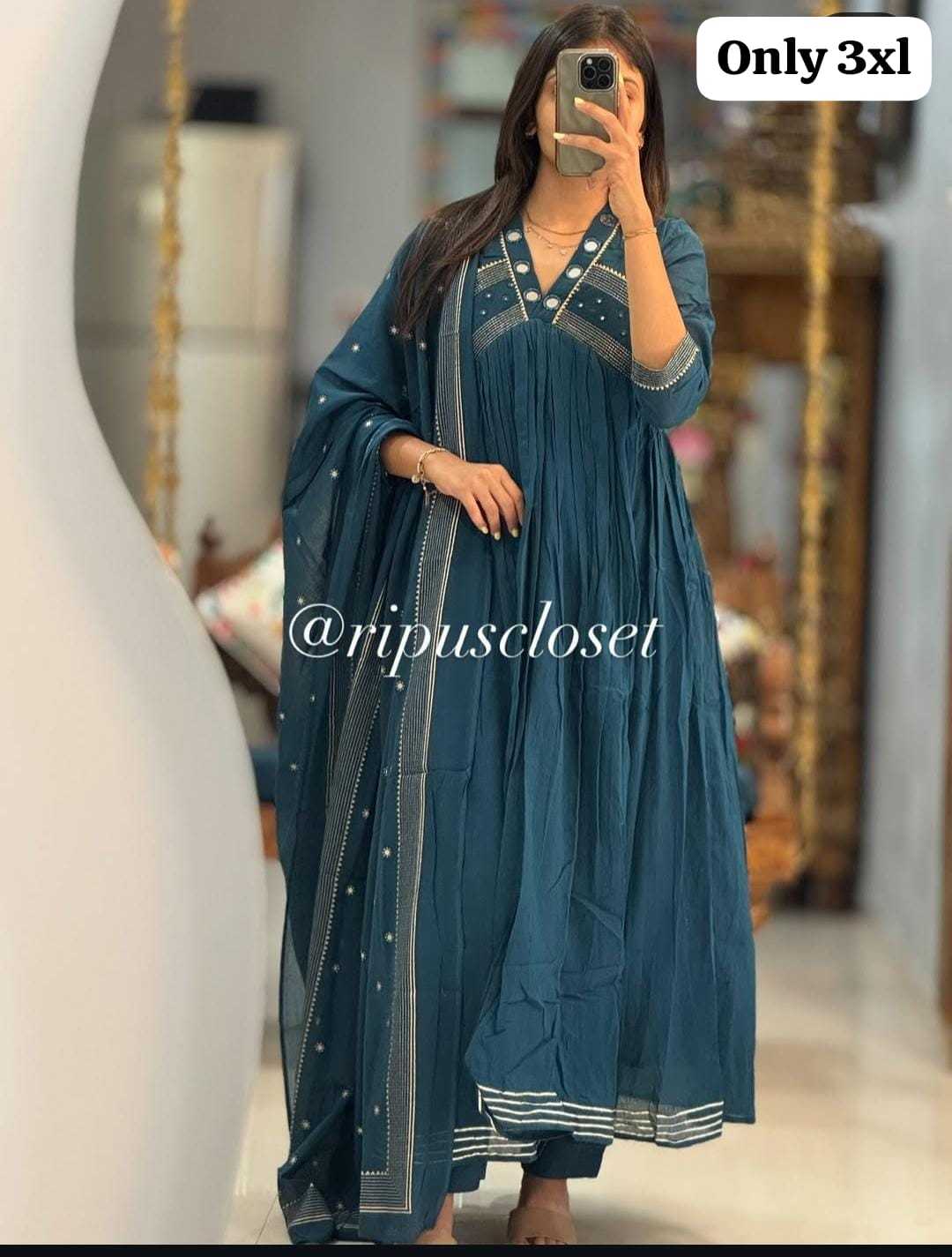 Ynf Cotton KESH623 Amazing Suits & Dresses Wholesale Cotton Suits Anarkali Suits Handwork Suits Manufacturer- Kapda Export