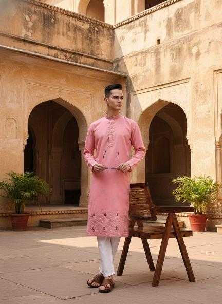 Ynf Cotton KESH659 Pushpa3 Mens Wear Wholesale Mens Kurtas Men Cotton Kurta Men Wedding kurta Manufacturer- Kapda Export
