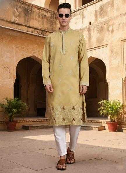 Ynf Cotton KESH659 Pushpa3 Mens Wear Wholesale Mens Kurtas Men Cotton Kurta Men Wedding kurta Manufacturer- Kapda Export