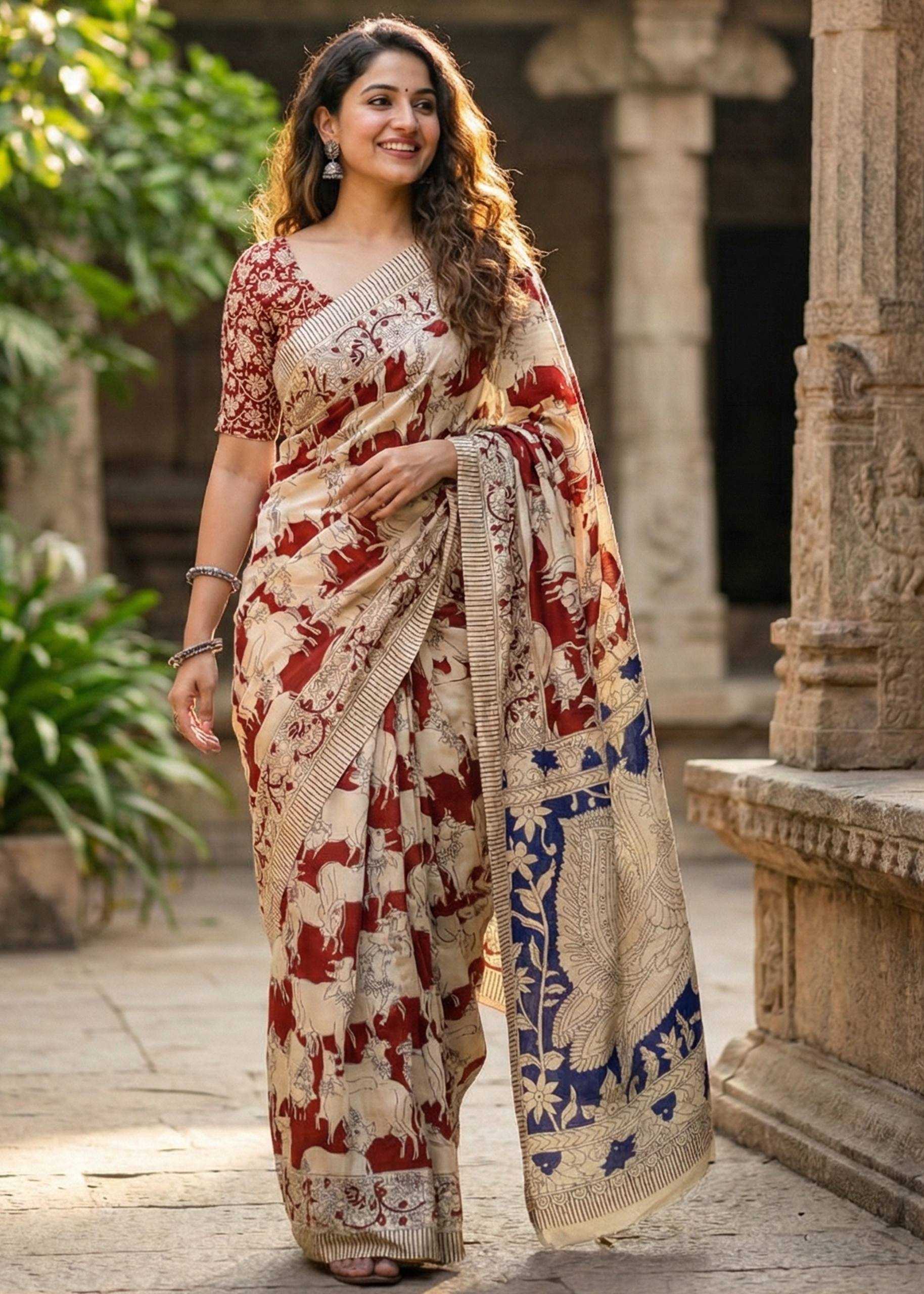 Ynf Cotton RIN229 bharti Sarees Wholesale Block Print Sarees Festive Sarees Mulmul Cotton Sarees Manufacturer- Kapda Export