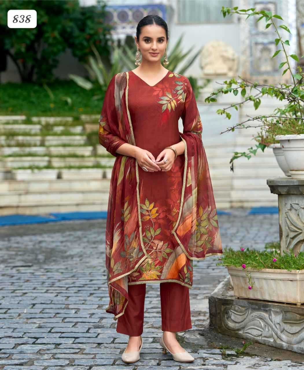 Ynf Crepe KESH530 Natural Crep Kurti Wholesale Designer Kurtis Printed Kurtis Straight Kurtis Manufacturer- Kapda Export