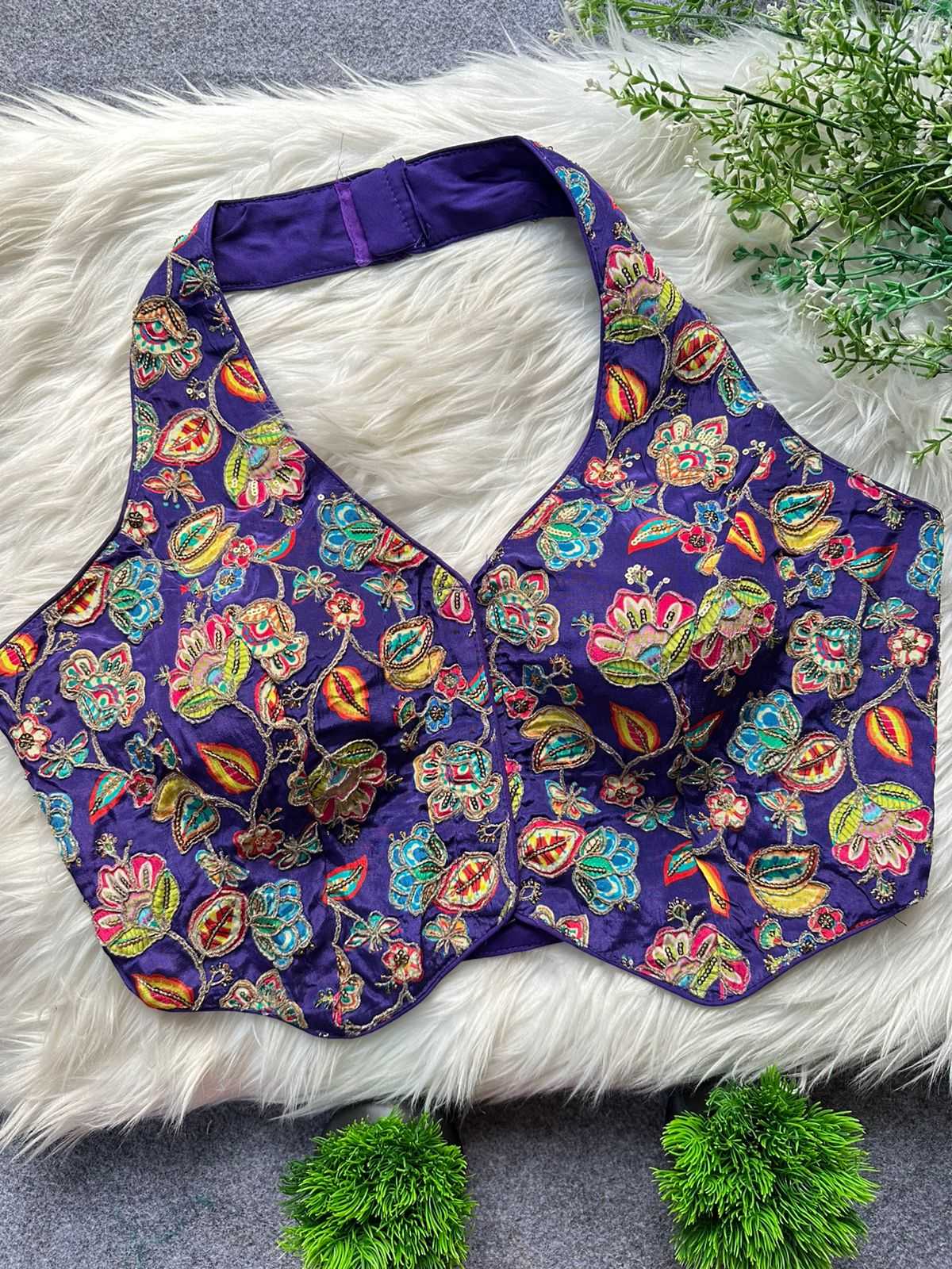 Ynf Crepe KESH728 105 Readymade Blouses Festive Collections Wholesale Printed Blouse Designer Blouse Fashion Blouse Manufacturer- Kapda Export