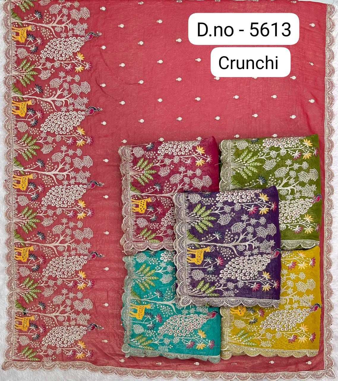 Ynf Crunchi KESH114 5613 Sarees Festive Collections Wholesale Stone Work Saree Zari Sarees Sarees With Blouse Manufacturer- Kapda Export