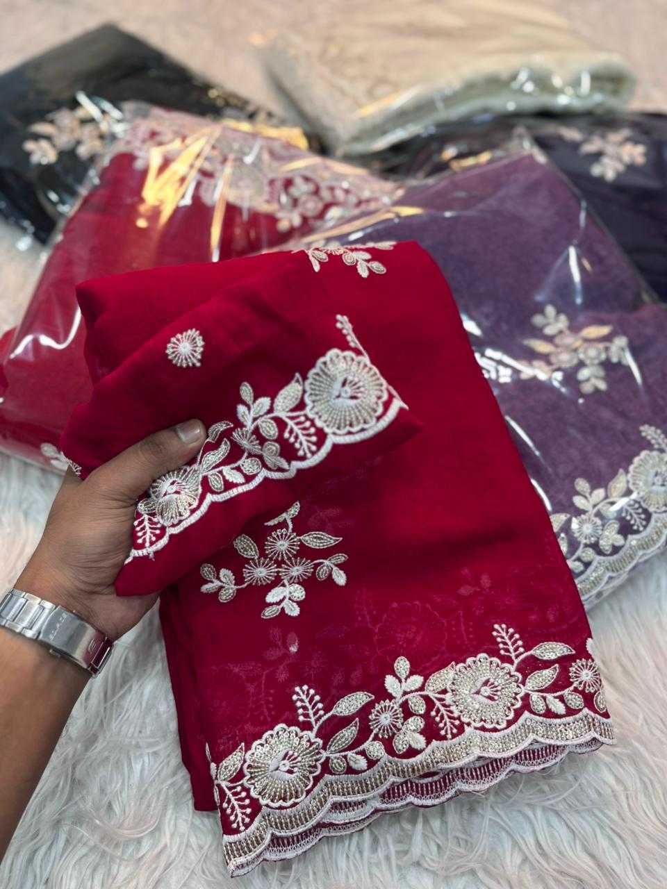 Ynf Crush Silk KESH671 ree Sarees Wholesale Fancy Sarees Sequin Sarees Embroidered Sarees Manufacturer- Kapda Export