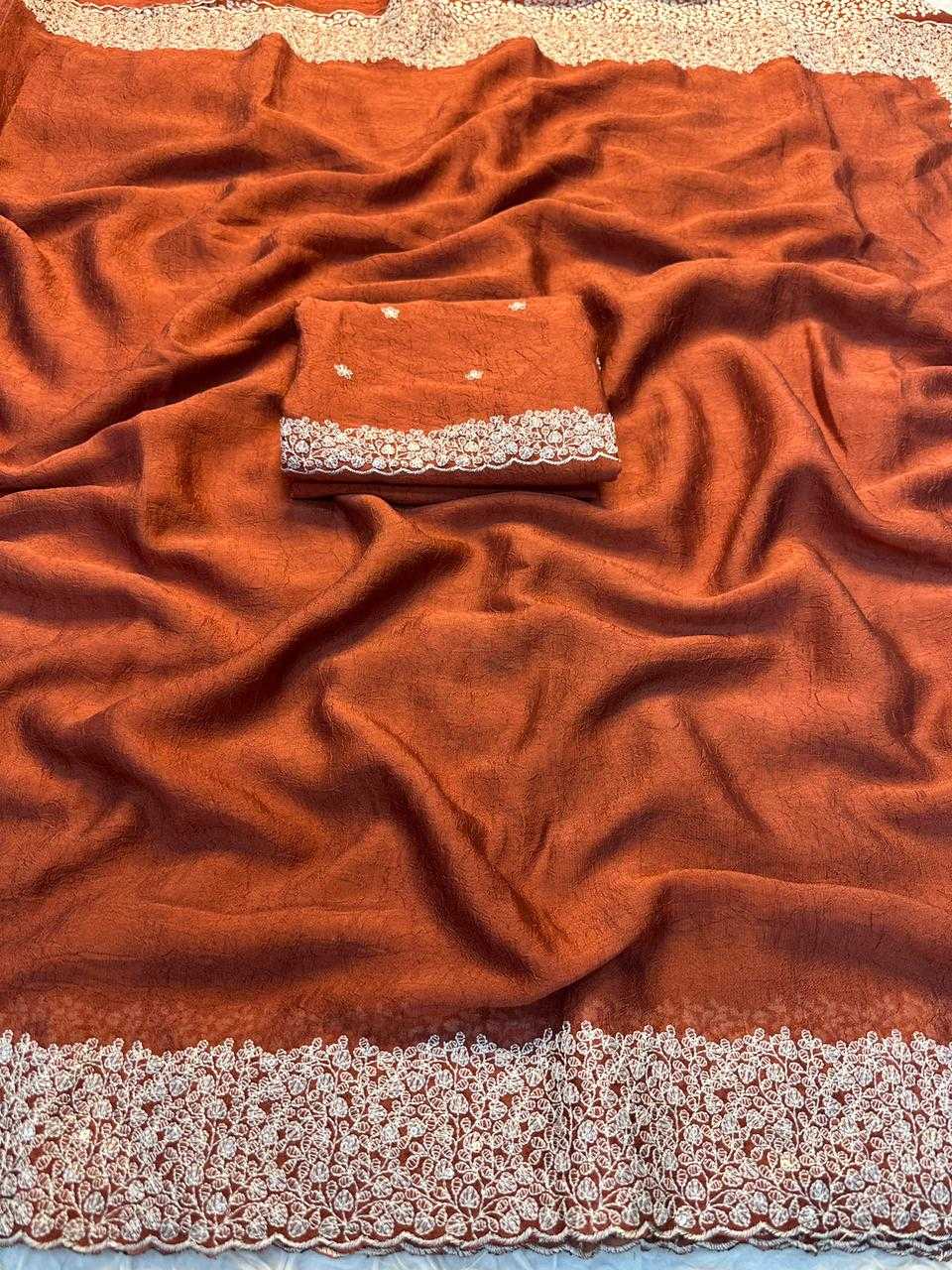 Ynf Crush Silk KESH691 128 Sarees Festive Collections Wholesale Sequins Work Saree Silk Sarees Sarees With Blouse Manufacturer- Kapda Export