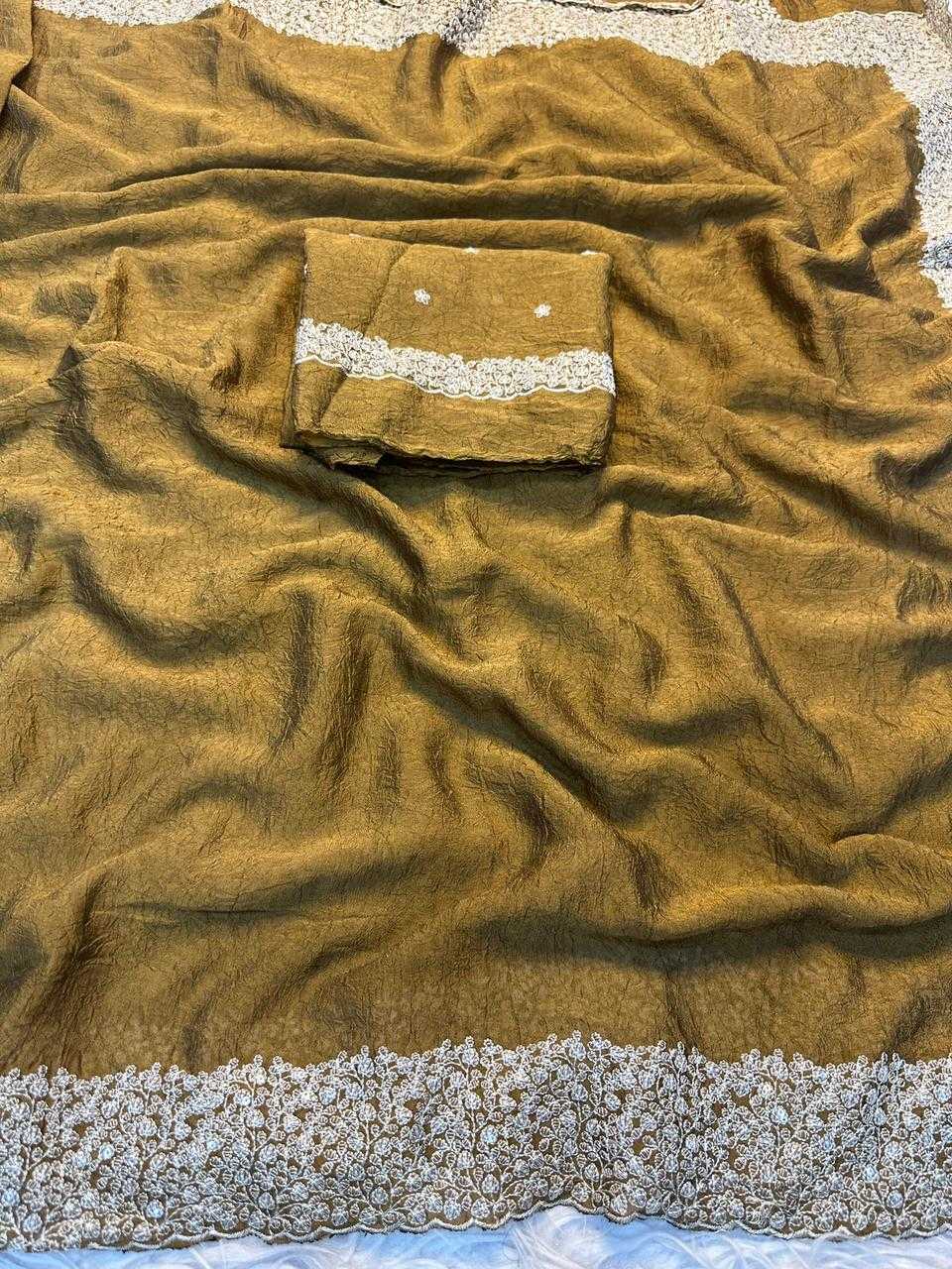 Ynf Crush Silk KESH691 131 Sarees Festive Collections Wholesale Embroidered Sarees Sequins Work Saree Silk Sarees Manufacturer- Kapda Export