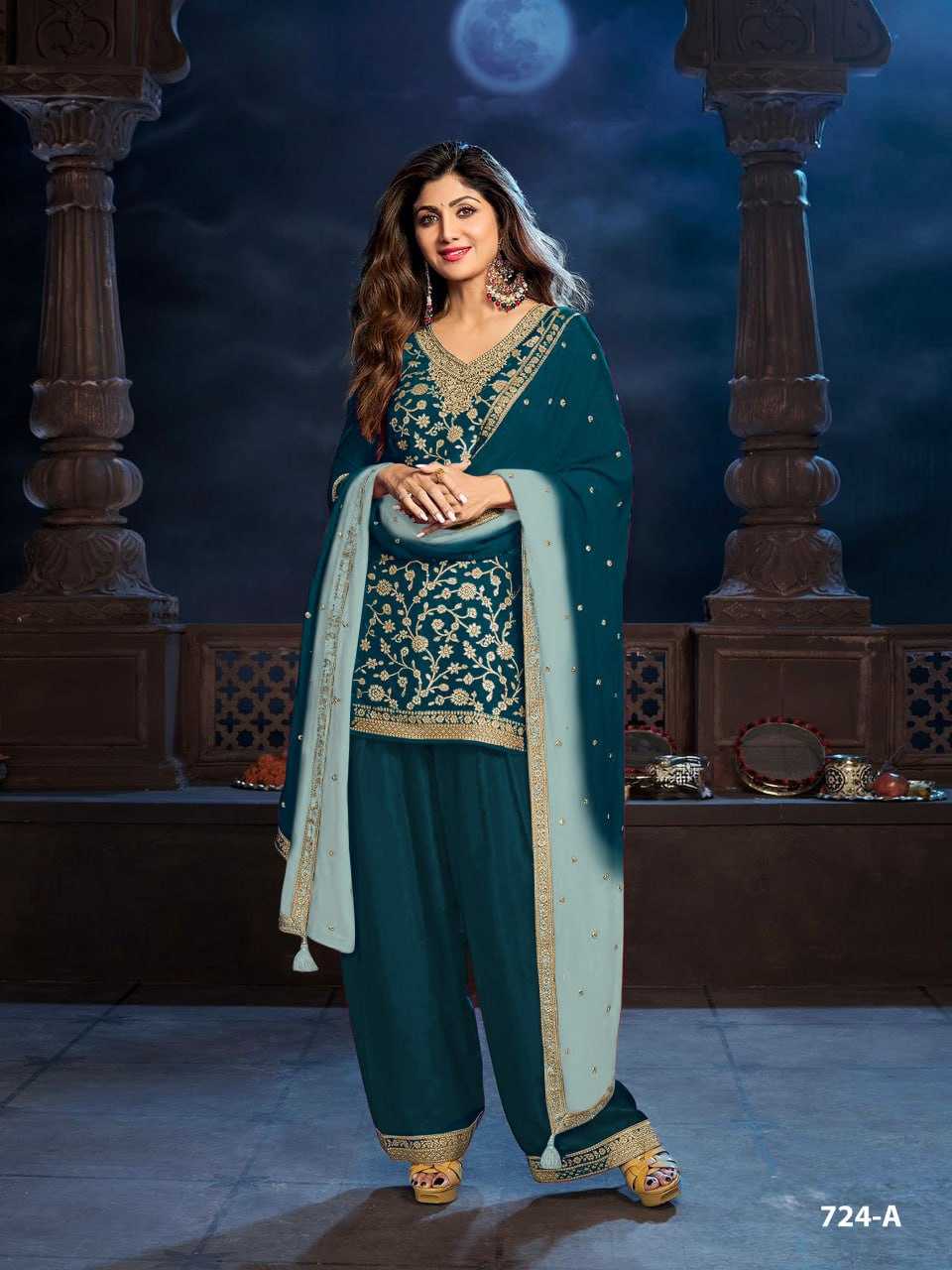 Ynf Dola Silk Pure Viscos KESH704 SITARAH 724 Suits & Dresses Bollywood Collections Wholesale Shilpa Shetty Collections Designer Suits Ethnic Dresses Manufacturer- Kapda Export