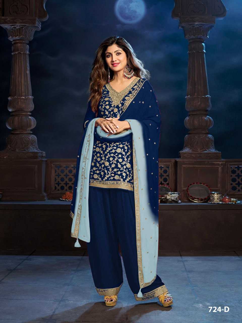 Ynf Dola Silk Pure Viscos KESH704 SITARAH 724 Suits & Dresses Bollywood Collections Wholesale Shilpa Shetty Collections Designer Suits Ethnic Dresses Manufacturer- Kapda Export