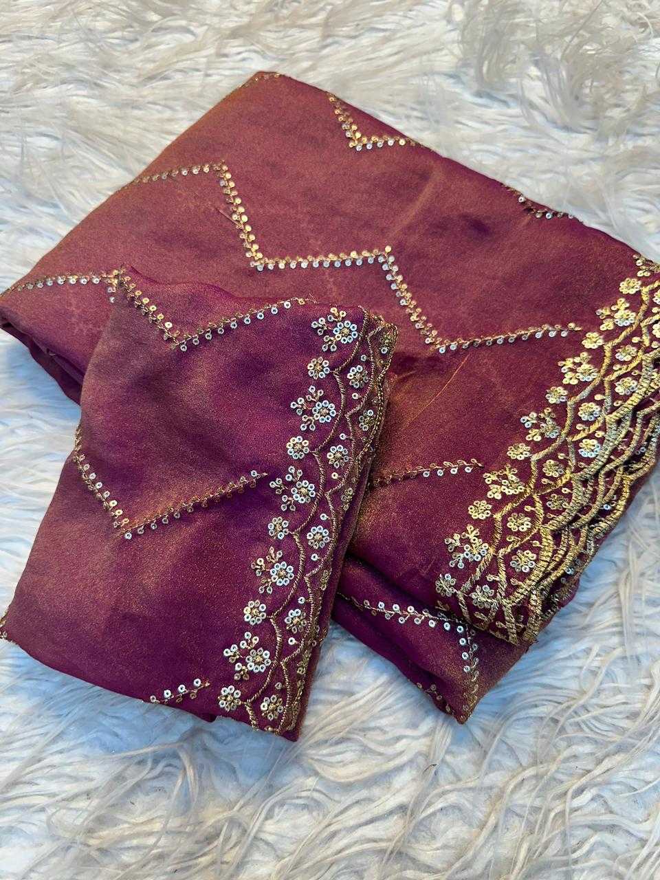 Ynf Dull Moss KESH671 Nc Sarees Wholesale Fancy Sarees Sequin Sarees Embroidered Sarees Manufacturer- Kapda Export