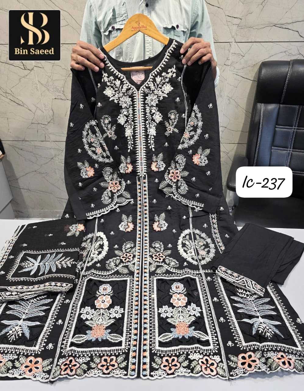 Ynf Fancy KESH677 BIN SAEED 237 Suits & Dresses Wholesale Designer dresses Printed Dresses Handwork Suits Manufacturer- Kapda Export