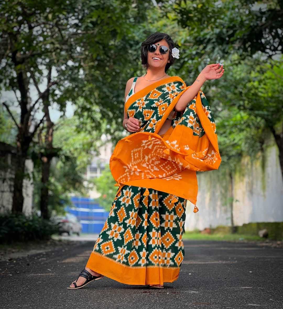 Ynf Fancy KESH690 232 Sarees Wholesale Ikkat Saree Traditional Sarees Festive Sarees Manufacturer- Kapda Export