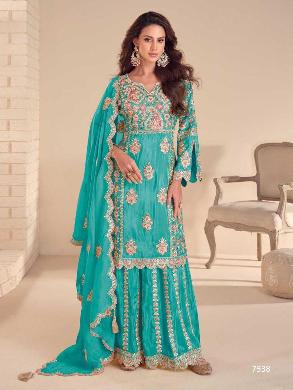 Ynf Fancy KESH704 MARIYA Suits & Dresses Wholesale Ladies Suits Wedding Suits Handwork Suits Manufacturer- Kapda Export