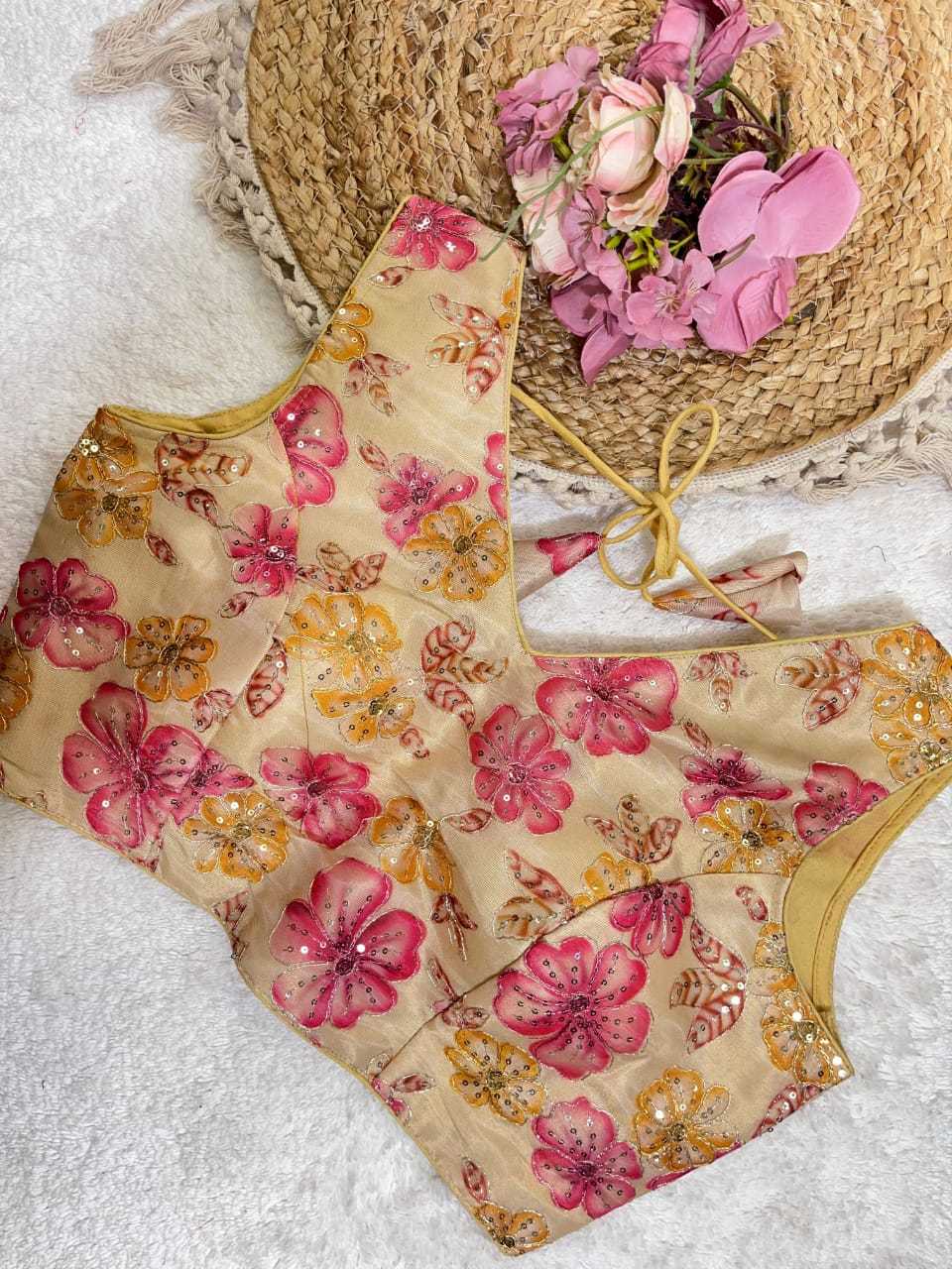 Ynf Fancy KESH728 111 Readymade Blouses Festive Collections Wholesale Printed Blouse Party Wear Blouse Fashion Blouse Manufacturer- Kapda Export