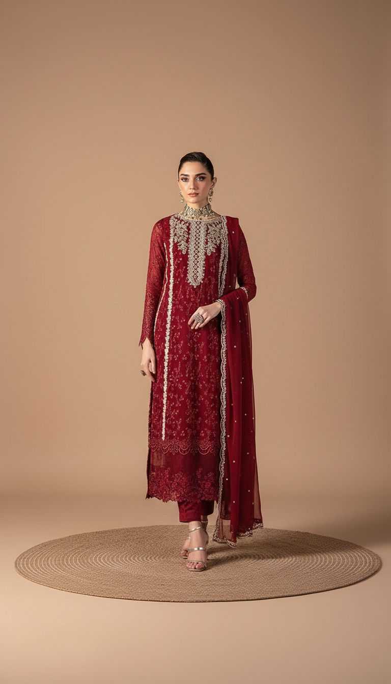 Ynf Faux Georgette RIN236 1302 Suits & Dresses Islamic Clothing Wholesale Pakistani Suits Unstitched Suits Suit Material Manufacturer- Kapda Export