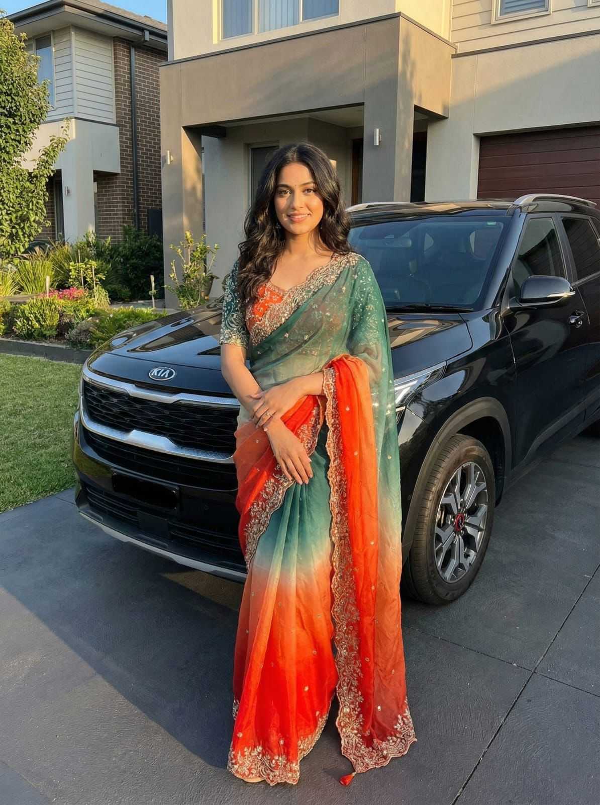 Ynf FENDY RIN164 108 Sarees Festive Collections Wholesale Embroidered Sarees Zari Sarees Satin Sarees Manufacturer- Kapda Export