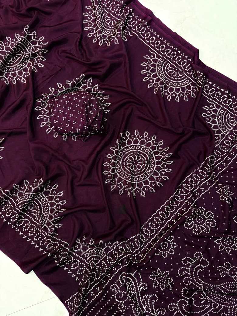 Ynf Gajji Silk KESH573 AMONIA Sarees Silk Sarees Wholesale Ajrakh Sarees Gajji Modal Sarees Crepe Silk Saree Manufacturer- Kapda Export