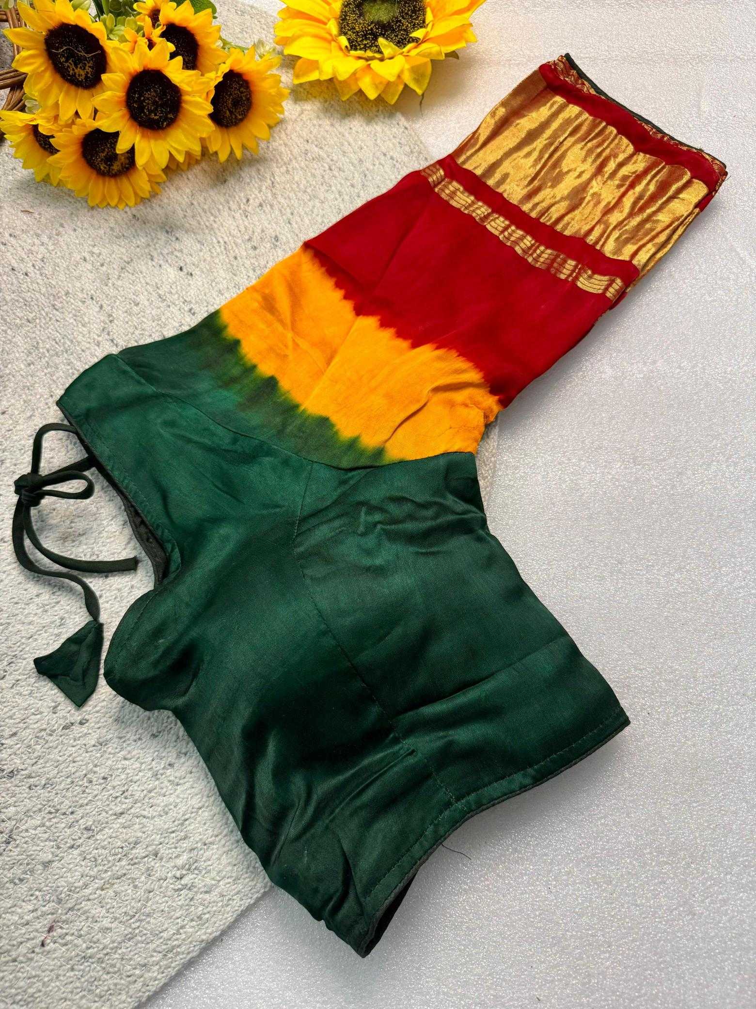 Ynf Gajji Silk KESH576 PATTA Readymade Blouses Wholesale Blouse Designer Blouse Silk Blouse Manufacturer- Kapda Export