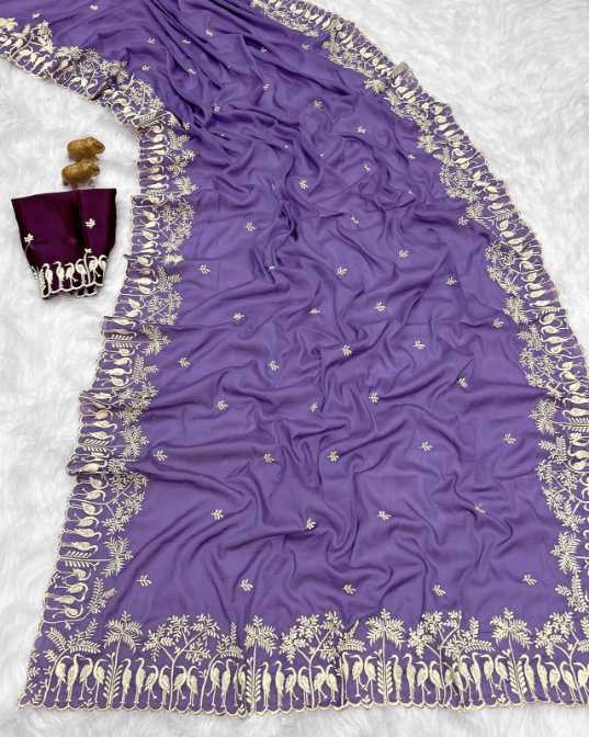 Ynf Georgette KESH664 PARIS Sarees Wholesale Georgette Sarees Work Sarees Embroidered Sarees Manufacturer- Kapda Export