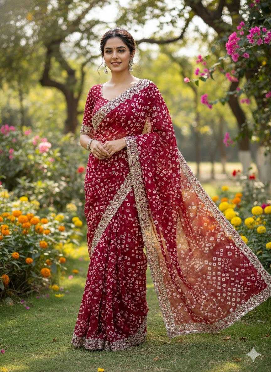 Ynf Georgette KESH696 24 Sarees Wholesale Printed Sarees Festive Sarees Casual Sarees Manufacturer- Kapda Export