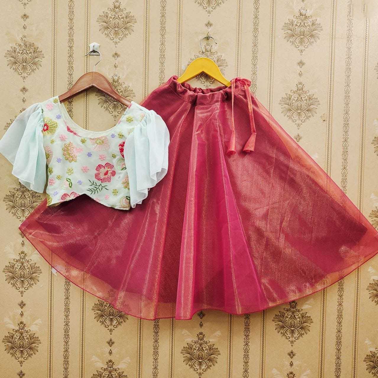 Ynf Georgette RIN235 Most Kids Wear Wholesale Kids Lehenga Kids Designer Frock Kids Party Wear Ethnic Manufacturer- Kapda Export