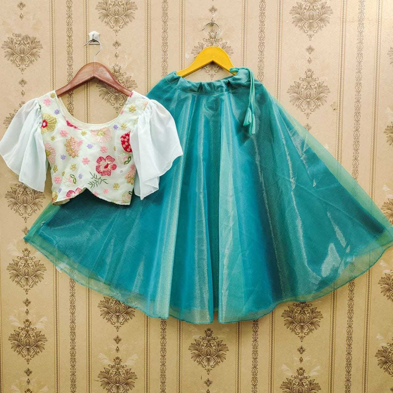 Ynf Georgette RIN235 Most Kids Wear Wholesale Kids Lehenga Kids Designer Frock Kids Party Wear Ethnic Manufacturer- Kapda Export