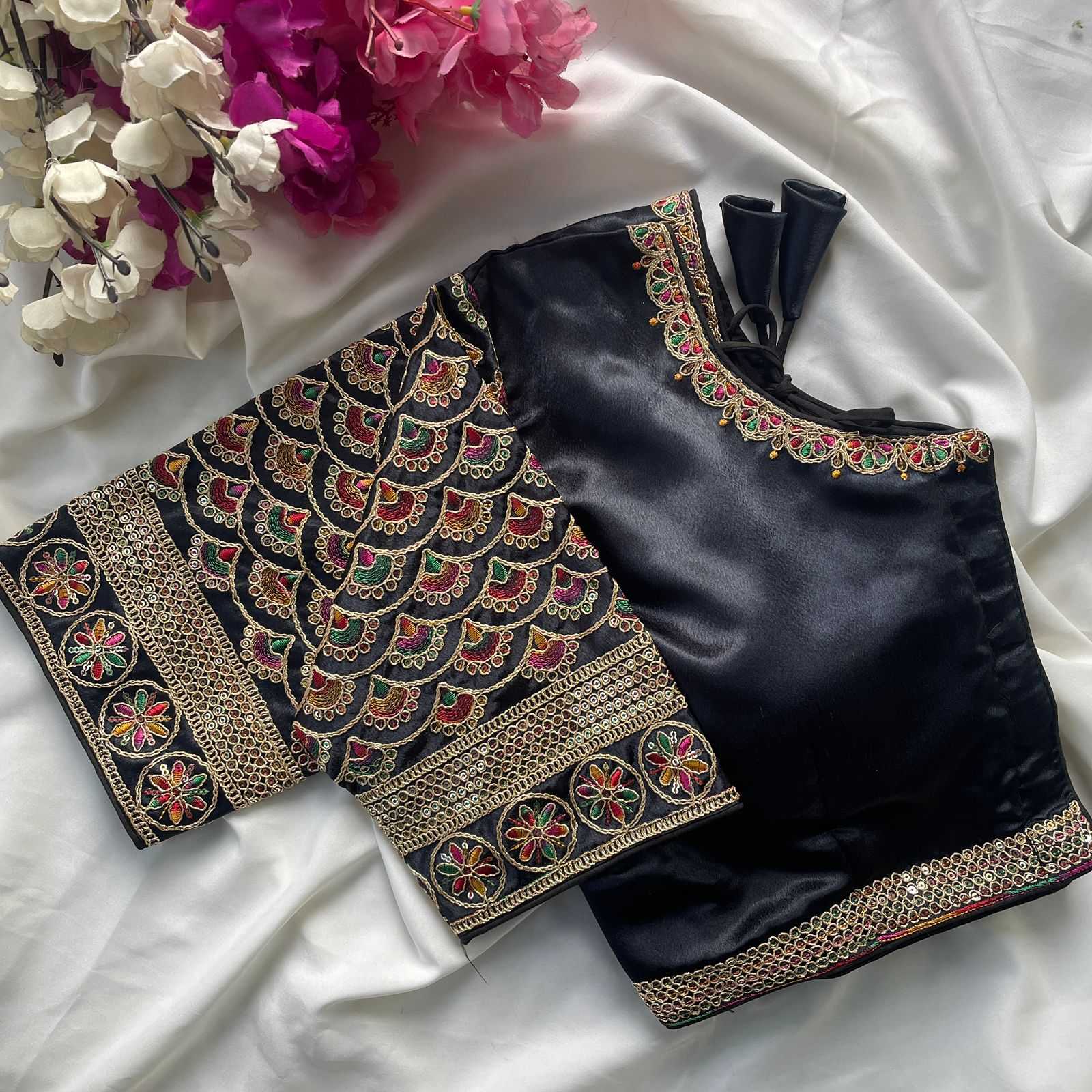 Ynf Heavy Silk KESH426 1016 Readymade Blouses Festive Collections Wholesale Designer Blouse Embroidered Blouses Silk Blouse Manufacturer- Kapda Export